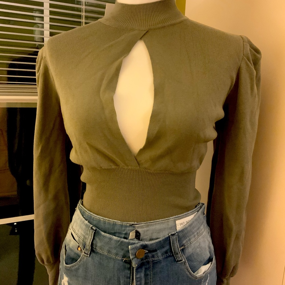 Medium Mossy-green Zara Top